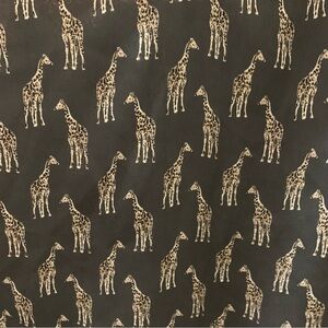 H&M Black Blouse with Giraffe Print